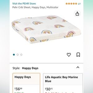 Pehr Organic Crib Sheets